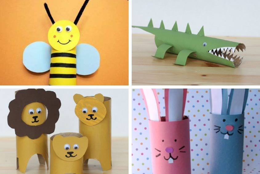 18 Cách làm đồ chơi từ lõi giấy vệ sinh cho bé cực đơn giản
